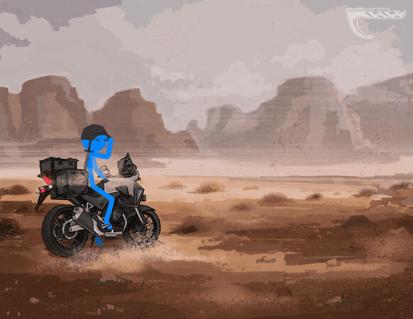 Hatsword Motorcycle & Background Practice